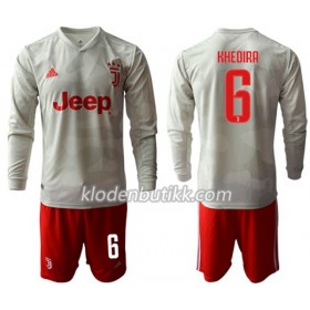 Juventus KHEDIRA 6 Barn Bortedraktsett 2019-2020 Langermet (+ Korte bukser)